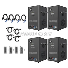 PAIDUN 4Pack 750W Cold Spark Firework Machine Stage Effect Equipment DJ Wedding