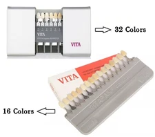 Dental VITA Shade Guide 3D Master 32 Colors Tooth whiting classical 16 Colours