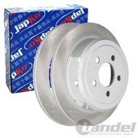 2X Japko Bremsscheiben Hinten 316Mm Voll Passend FÜR Dodge Nitro RAM Jeep