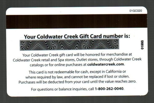 COLDWATER CREEK Different Colored Daisies ( 2007 ) Gift Card ( $0 ) - Picture 2 of 2