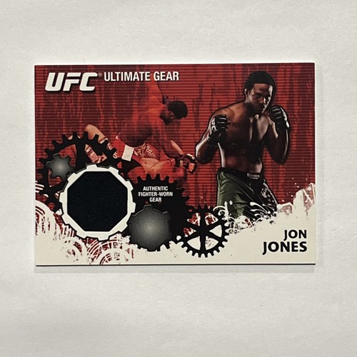 Jon Jones #UG-JJ card from 2010 Topps UFC Ultimate Gear Relic