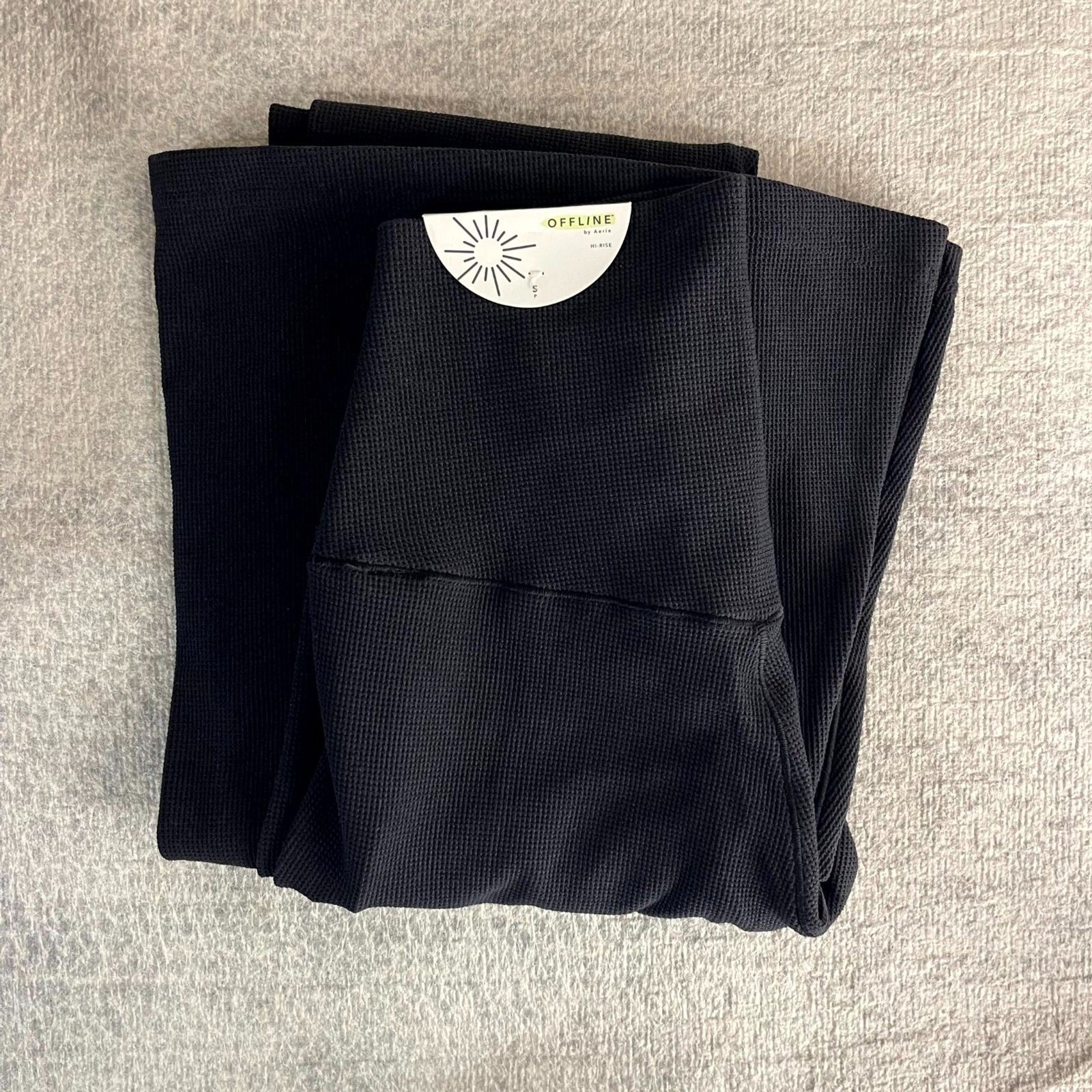 NWT Aerie Offline Real Me Flare Leggings Waffle Hi-Rise Size S