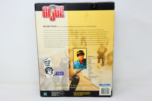 G.I. Figura Hasbro 2002 Joe Military Police Timeless Collection 12" nueva en caja - Imagen 5 de 5