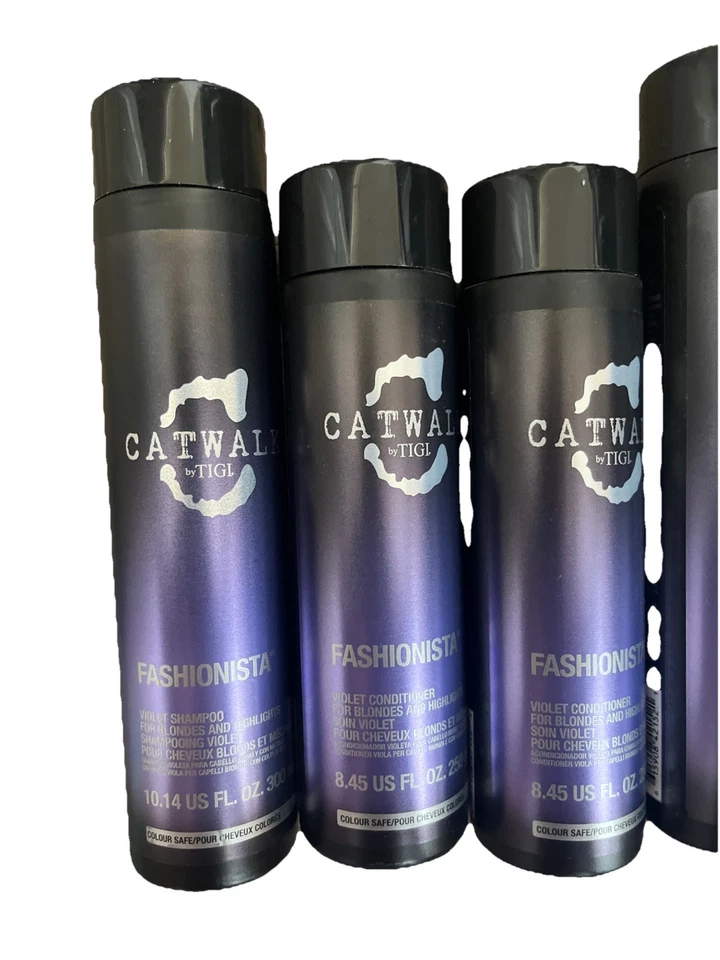 Tigi Catwalk Fashionista Violet (2) Shampoo & (2) Conditioner 10.1 Oz & 8.45 Oz - Image 2 of 2