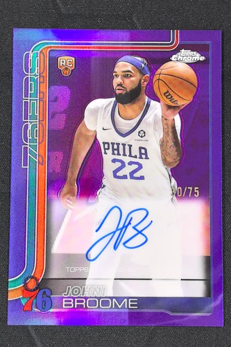 2025 Topps Johni Broome Chrome Rookie Autographs (Raw)