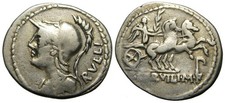 R&ouml;mische Republik P. Servilius Mf Rullus AR Denar (100 v. Chr.) Gens Servilia