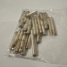 Conflat Threaded Rods 5/16-24, Silver-Plated 12 Point, Pack of 20, 2.5in Long