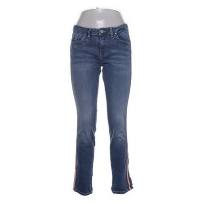 Tom Tailor, Jeans, Größe: 28/30, Alexa - Slim, Blau/Rot/Weiß #T1A
