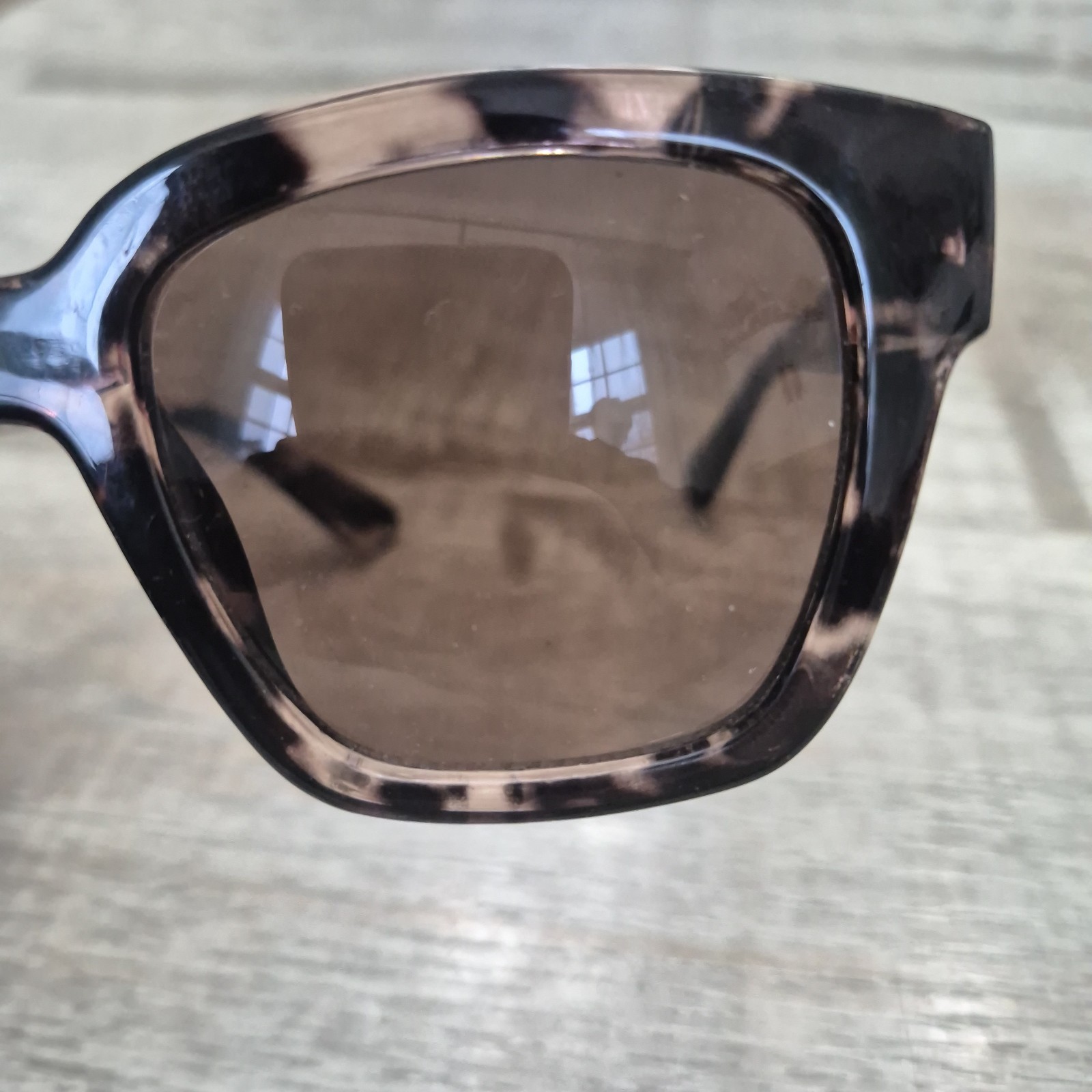 J.Crew Tortoise Shell Rectangular Sunglasses Brow… - image 3