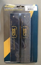 Rapido Trains 402006 HO 53'High Cube Container, CSXU/CSX/Intermodal  (Pack of 2)