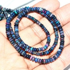100 Natural Opal Beads Rondelle Opal Beads Blue Opal Beads Gift for Sister 484