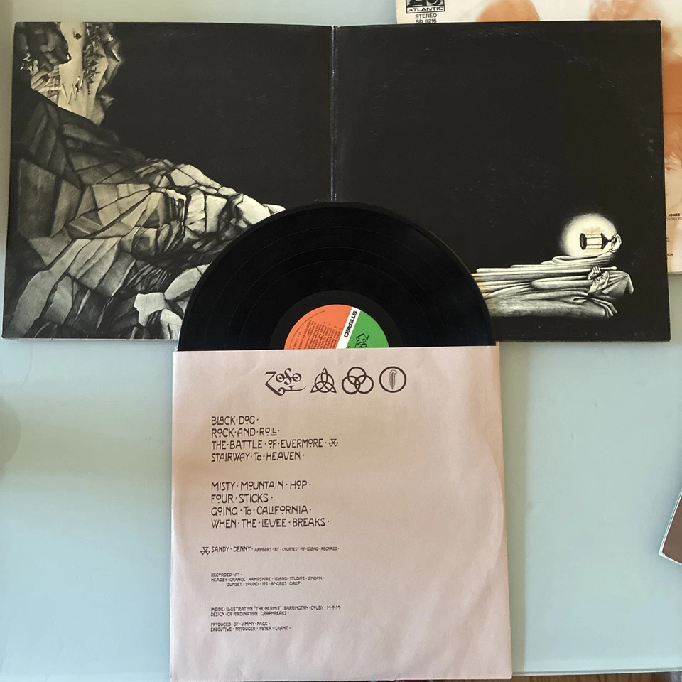 Lot of 3 LED ZEPPELIN Vinyl Foto 3 de 4