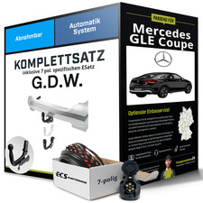 Für MERCEDES GLE Coupe Typ C167 Anhängerkupplung abnehmbar +eSatz 7pol 19- NEU