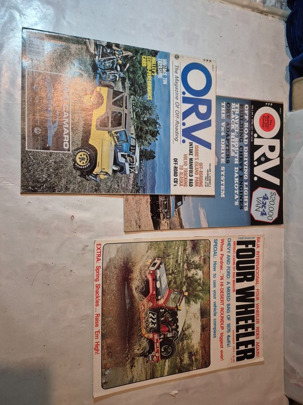 O.R.V. Four Wheeler offroad magazine lot 1974