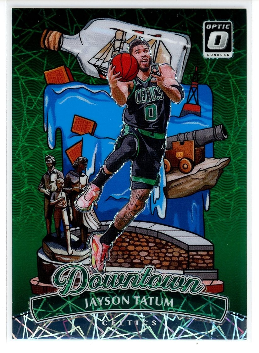 2024-25 DONRUSS OPTIC JAYSON TATUM DOWNTOWN CELTICS #4 SSP G25