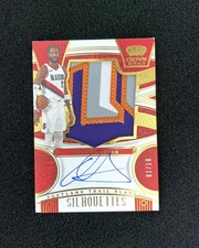 2023-24 Panini Crown Royale Silhouettes Prime Deandre Ayton Patch Auto 1/10 EB14