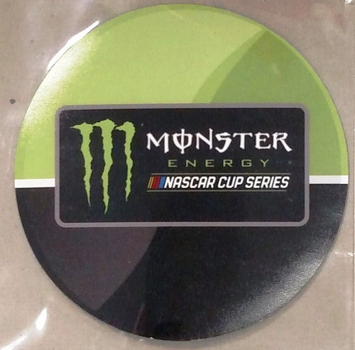 Monster Energy Cup MAGNET 4" vinilo redondo auto hogar serie Nascar carreras - Imagen 1 de 1