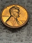 1942 s wheat penny au mabe bu
