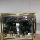 VTG Heineken Beer Framed Bar Mirror Sign Restaurant Wall Decor