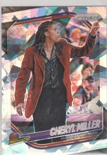 2025 Panini Prizm WNBA Parallel Cracked Ice Silver CHERYL MILLER #134 Mercury
