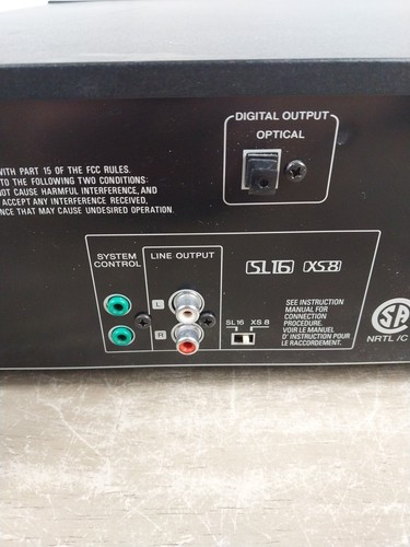 Kenwood CD-203 5 Disc CD Changer Player 1 Bit Dual D/A Convert NO Remote TESTED - Picture 8 of 11