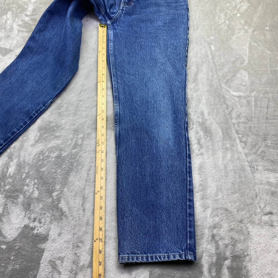 VTG ESPRIT Women's Blue Denim Jeans Sz 7 Fits 27.5" Straight Leg Casual Everyday - Image 3 of 4
