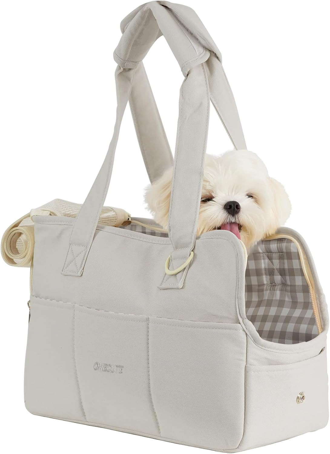 Trasportino Cani Piccola Taglia e Gatti: Borsa Morbida con Grandi Tasche