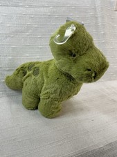 Carters Plush Green DINOSAUR Dino Brontosaurus Security Lovey Baby Toy 68421