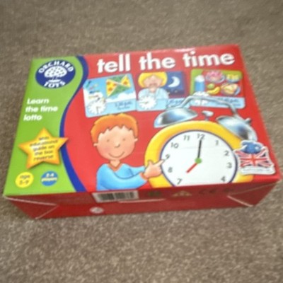 Orchard Toys Tell the Time pädagogisches Lottospiel 5-9 Jahre 2+ Spieler OT206