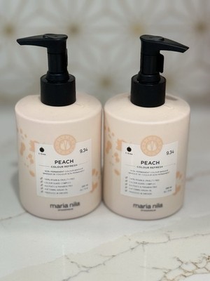 2 Maria Nila Peach 10.32 Colour Refresh Masque 10.1 oz 100% Vegan  New
