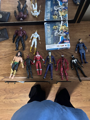 Bandai Mixed Lot 10 Action Figures Spider-Man Joker Carnage Trunks Unboxed