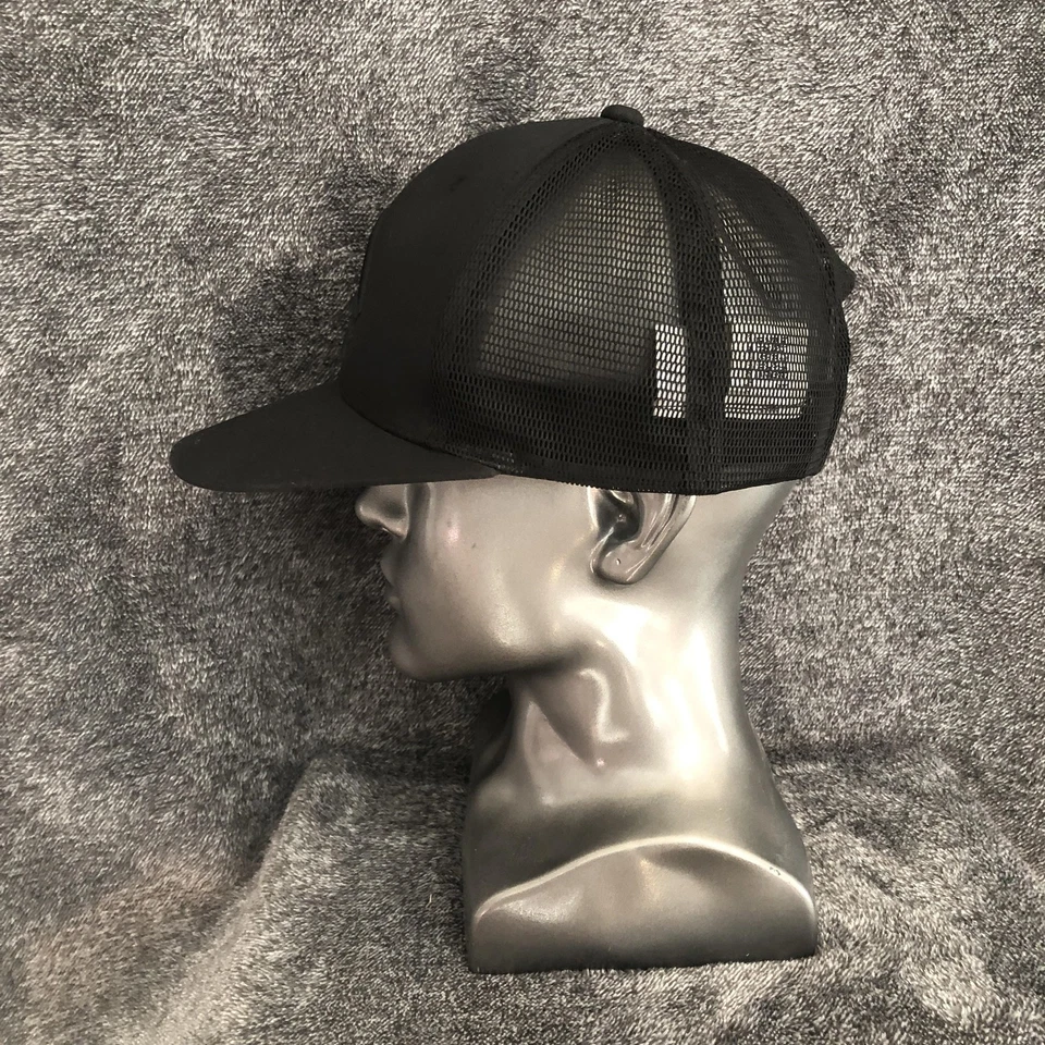 Gorra Reebok Gorra Snap Back Para Hombre Talla Única Negra Camionero Malla Bordada Delta Foto 4 de 4