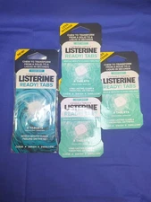 Listerine Ready Tabs 12 Soft Mint & 8 Clean Mint Chewable Tablet (Total 20 Tabs)