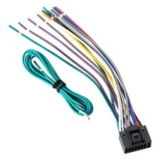 16 Pins Car Stereo Wiring Harness Fit for Kenwood KDC KRC KMD Aftermarket Rad...