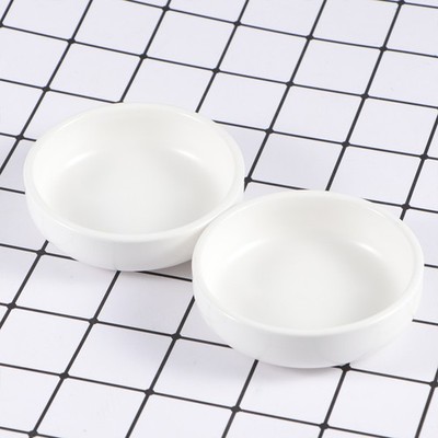 3pcs Ceramic Relish Plate Einfache Gewürzschale Ceramic Cold Dish Snack Plate