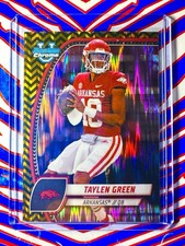 2024 Bowman Chrome University Taylen Green Black Gold Stealth /24 #169 Arkansas
