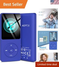 A02PL 64GB MP3 Player, 70 Hours Playback Lossless Sound Music Player, Support...