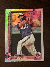 2025 Topps Series 2 - Austin Hedges #667 Rainbow Foilboard MLB Guardians