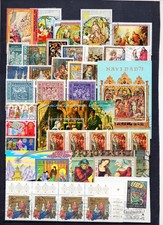NATIVITÉ / SUPERBE COLLECTION / TIMBRES / BANDES / BLOCS / 1ER JOURS / ETC.