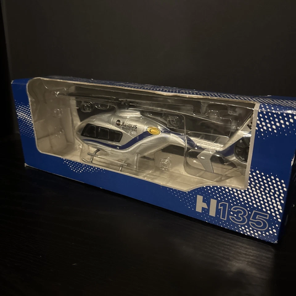 H135 Airbus Helicopter Toy Model Dallas Cowboys Promo Majorette Germany  - Image 2 of 4