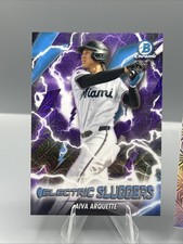 2026 Bowman Chrome Aiva Arquette Electric slugger PURPLE /250 MOJO and base MOJO