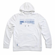 kids white hoodie under armour