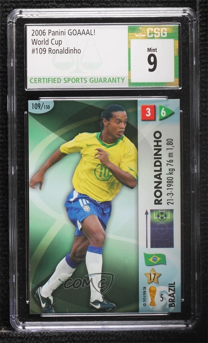 2006 Panini GOAAAL! World Cup Ronaldinho #109 for sale | eBay