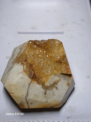 Ohio Flint W Druzy Inclusion Display Piece Quartz Crystal Mineral Specimen