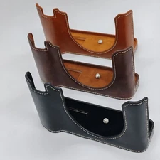pu Leather Camera Half case Bag Grip for fuji fujifilm XH1 XH2/XH2S X-Half XM5
