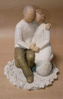 Willow Tree ''Anniversary'' Cake Topper Love ever endures Figurine #26453