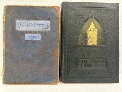 Lot of 2 Agnes Scott College, Decatur, Georgia ''The Silhouette'' Yearbooks