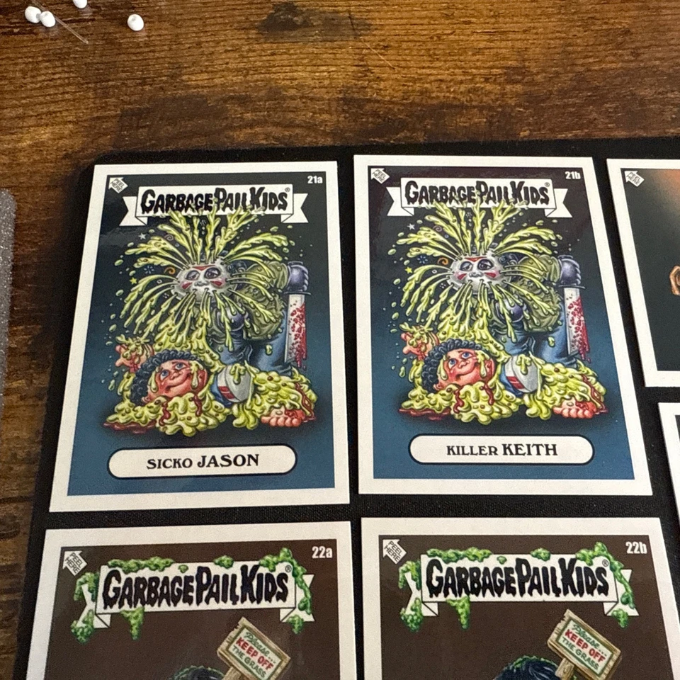 🔥 2024 Topps Garbage Pail Kids GPK Oh the Horrible Wave 5 Set 21-25 A/B Foto 2 de 4