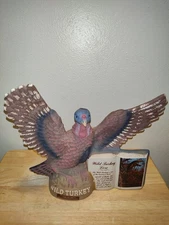 Vintage Austin Nichols Wild Turkey Lore 1979 Series 2 #1 Empty Liquor Decanter