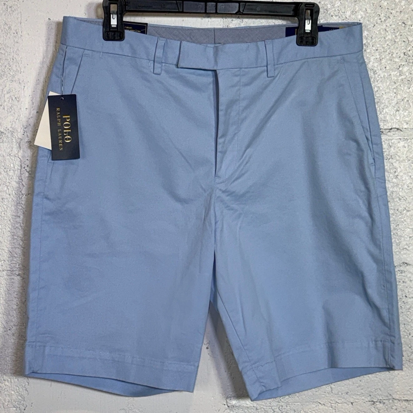 Polo Ralph Lauren Cotton Stretch Classic Fit Chino Shorts blue 32 $110